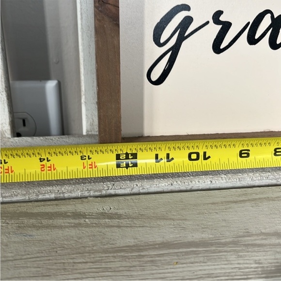 Fall Grateful Gold Leaf Wall Decor Wooden Framed Fall Metal Leaf  🍁🍂🆕🍁🍂 - Picture 4 of 7